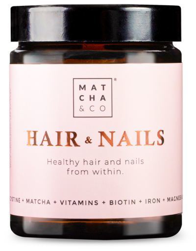 Matcha & Co Hair & Nails 60 C&aacute;psulas Vegetales