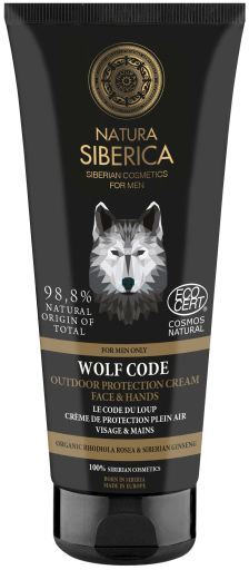 Natura Siberica For Men Only Protective Face and Hand Cream The Wolf's Cunning 80 ml