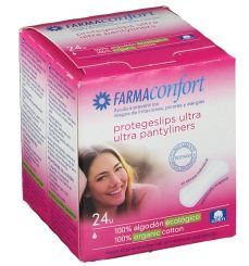 Farmaconfort Protegeslips Ultra Algod&oacute;n 24 Unidades