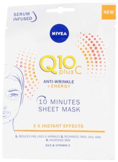 Nivea Q10+ Anti-Wrinkle Vitamin C+Energizing Face Mask