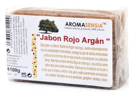 Aromasensia Jab&oacute;n de Arg&aacute;n con Arcilla Rojo 100 gr