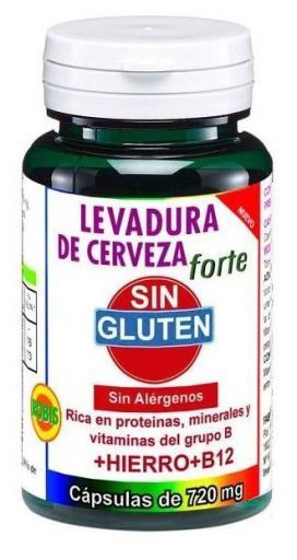 Robis Levadura de Cerveza Forte sin gluten 45 c&aacute;psulas