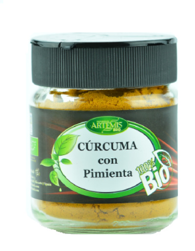 Artemis Bio Turmeric with Pepper Jar Eco 80 gr