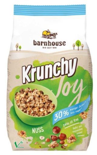 Barnhouse Muesli Krunchy Joy Avellanas 375 gr