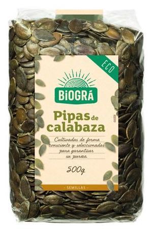 Biogra Pipas de Calabaza 500g