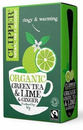 Cupper Te Verde con Lima y Jengibre Bio 20 bolsas