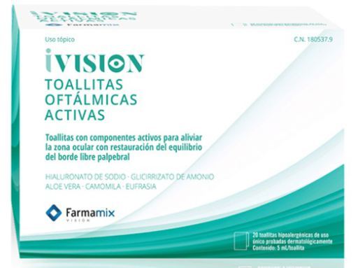 FarmaMix Visi&oacute;n Toallitas Oftalmol&oacute;gicas 20 Unidades