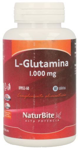 Naturbite L-Glutamine 60 capsules 1000 mg