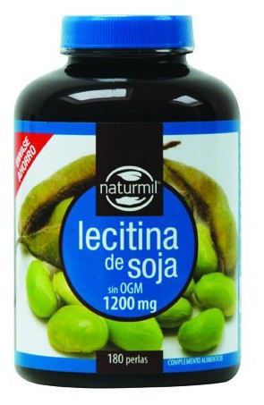 Naturmil Lecitina de soja 1200 mg 180 Perlas