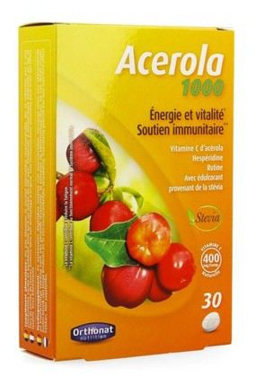 Orthonat Nutrition Acerola 1000 mg 30 Comprimidos