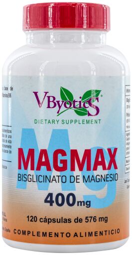 Vbyotics Bisglicinato de magnesio 400 mg 120 comprimidos