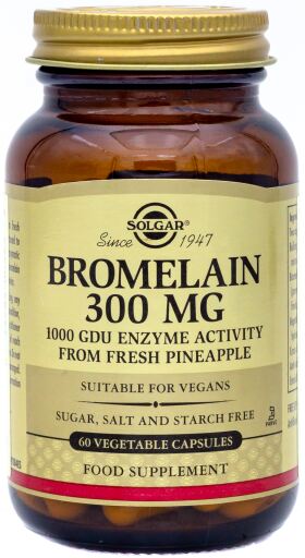 Solgar Bromelain 300 mg 60 Capsules