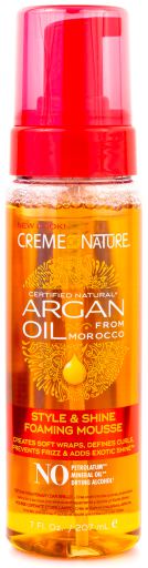 Creme Of Nature Argan Oil Foaming Mousse 207 ml