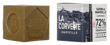 La Corvette Jab&oacute;n Marsella Cubo Oliva 500 gr