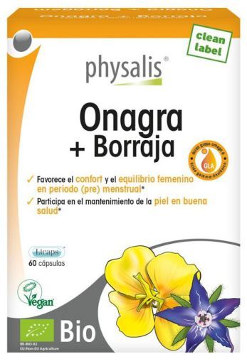 Physalis Onagra+Borraja Bio 60 capsulas