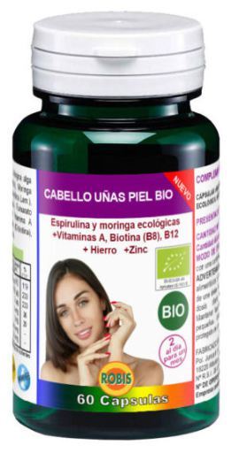Cabello U&ntilde;as Piel Bio 60 C&aacute;psulas