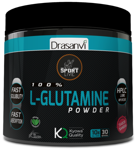 Drasanvi L-Glutamina Sabor Sandia Sport live 300 gr