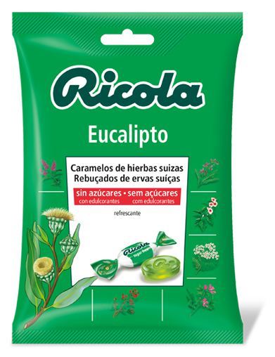 Ricola Bolsa sin az&uacute;car Eucalipto 70 gr