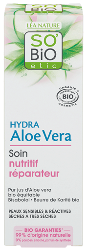 SO'BiO &eacute;tic Nourishing repairing treatment Bisabolol, aloe vera & Bio shea