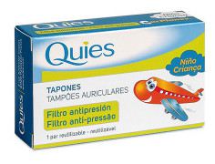 Quies Tapones Anti Presi&oacute;n Infantil 2 uds