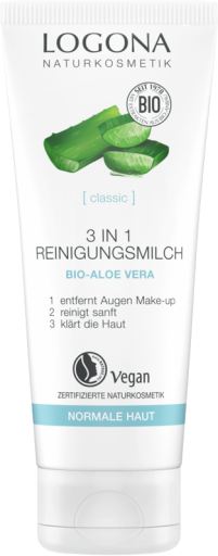 Logona Leche Limpiadora 3 en 1 Aloe Vera 100 ml