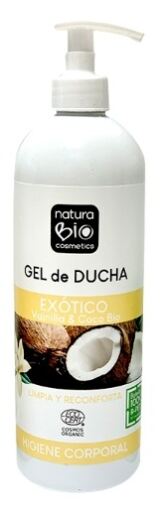 NaturaBIO Cosmetics Organic Exotic Vanilla & Coconut Shower Gel 740 ml