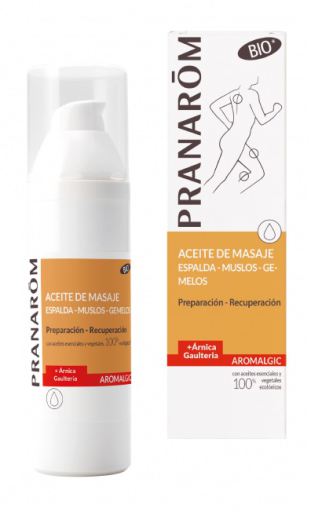 Pranarom Aromalgic Aceite de Masaje Espalda Muslos Gemelos 100 ml