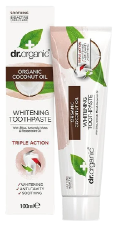 Dr. Organic Pasta de Dientes de Aceite de Coco Org&aacute;nico 100 ml