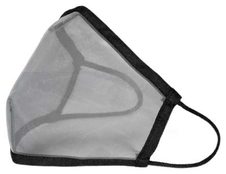 Inca Farma Transparent Mask Gray Junior 10-12 years