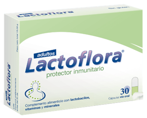 Lactoflora Protector inmunitario Adultos 30 c&aacute;psulas