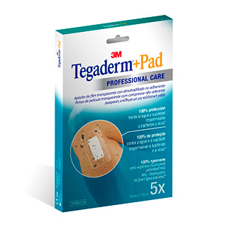 Tegaderm Pad Ap&oacute;sitos 9x15 cm 5 Unidades