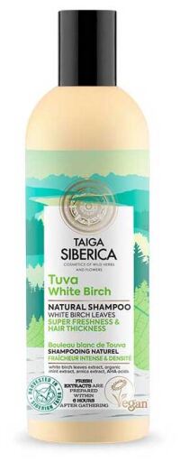 Natura Siberica Taiga Tuva White Birch Champ&uacute; Natural 270 ml