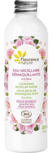 Fleurance Nature Agua Micelar Desmaquillante Bio con rosa