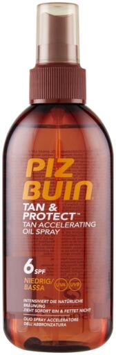 Piz Buin Tan & Protect Aceite en Spray Acelerador del Bronceado 150 ml