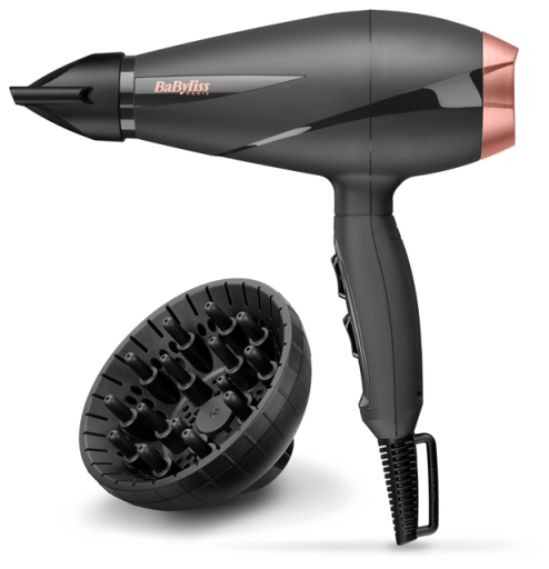 BaByliss Secador Smooth Pro 2100 Negro Oro rosa