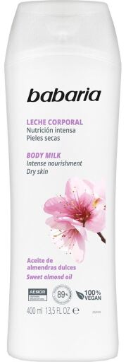 Babaria Body Milk Nutrici&oacute;n Intensa Almendras 400 ml