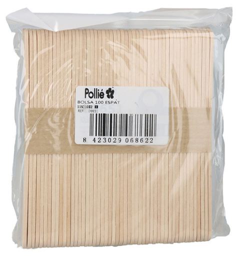 Eurostil Esp&aacute;tulas para Cera Caliente 100 uds