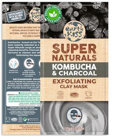 Mascarilla Exfoliante Kombucha Carb&oacute;n y Arcilla 10 gr