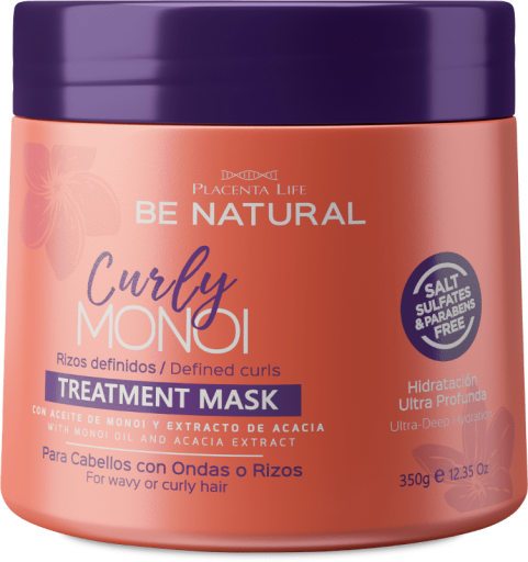 Be Natural Curly Monoi Mascarilla Rizos Definidos 350 gr