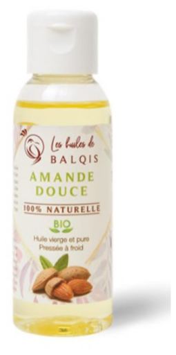 Les Huiles De Balquis 100% Organic Virgin Sweet Almond Oil 50 ml