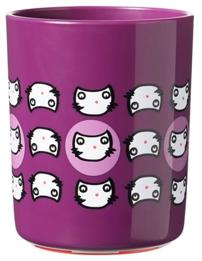 Tommee Tippee Anti-Roll Cup Super Cup 12m purple