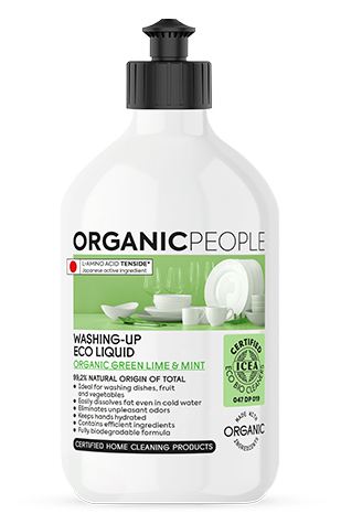 Organic People Ecological Dishwashing Liquid Green lime and mint 500 ml