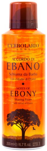 L'Erbolario Acorde Ebony Shaving Foam 200 ml