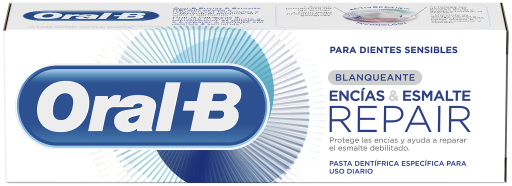 Oral-B Pasta Dent&iacute;frica Enc&iacute;as y Esmalte Reparador blanqueante 75 ml
