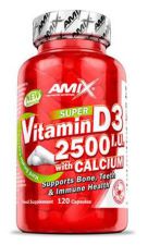 Vitamina D3 2500 I,U + Calcio 120 C&aacute;psulas