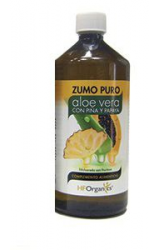 Herbofarm Zumo Aloe vera puro Pi&ntilde;a y Papaya 1 L