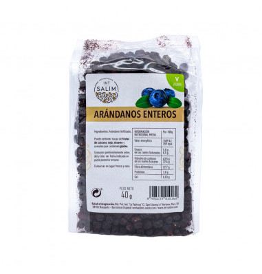 INT-SALIM Ar&aacute;ndano Negro Entero 40 gr