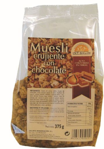 INT-SALIM Muesli Crujiente con Chocolate 375 gr