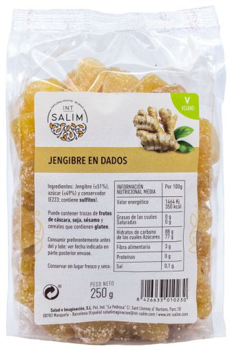 INT-SALIM Jengibre Deshidratado 250 gr