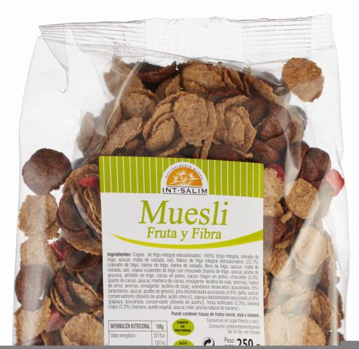 INT-SALIM Muesli Fruta y Fibra 250 gr